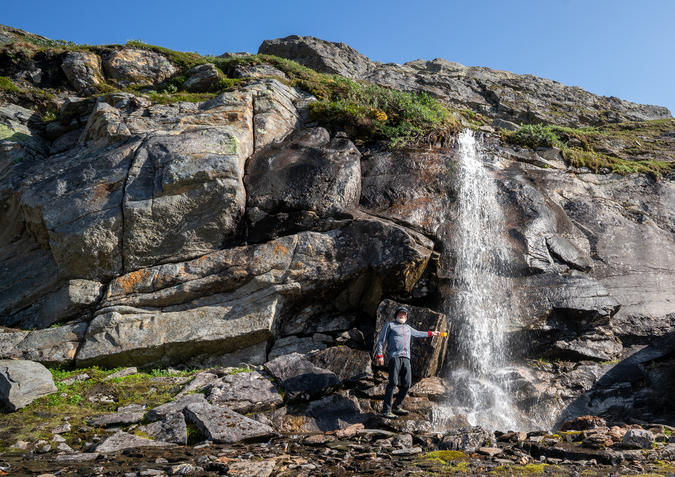 Exempel på stup och larvig fotograf.