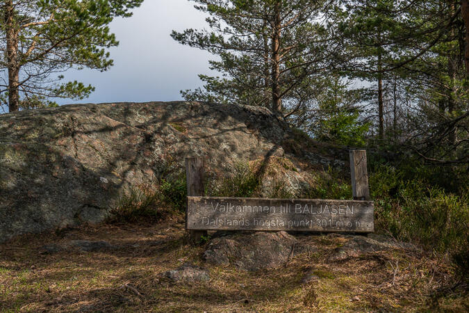 Ingen tvekan om saken. Dalslands högsta punkt.