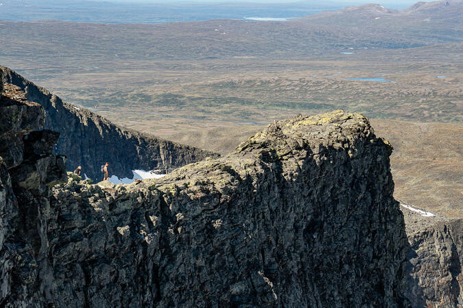 Riksröse 155B nedanför, Jämtlands högsta punkt