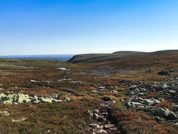 Utsikt ner mot Göljådalen