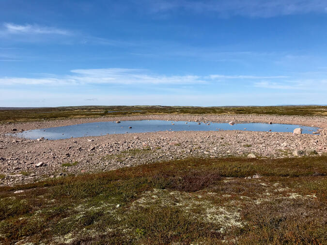 Lågt vattenstånd efter sommaren