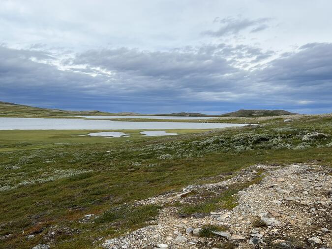 Utsikt över Bunnersjöarna