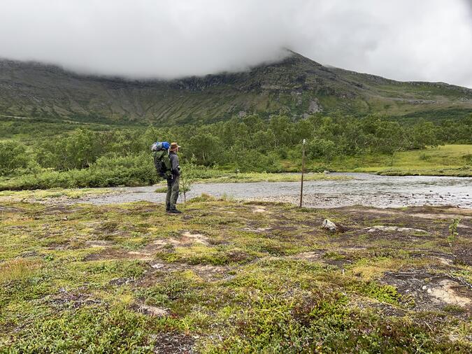 En sista blick över fjället