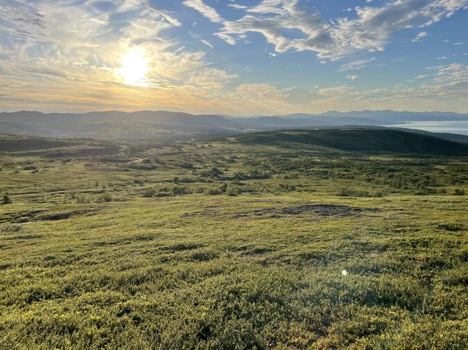 Nordhallsfjället, Skäckerfjällen och Kallsjön