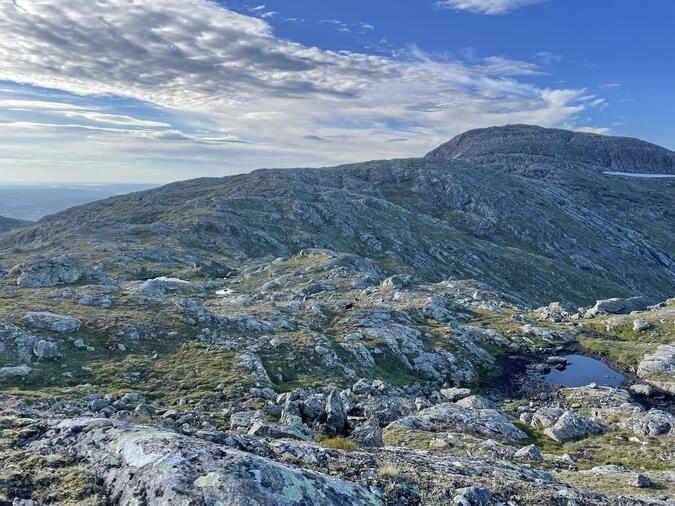Vägen till Åreskutan från Västerskutan