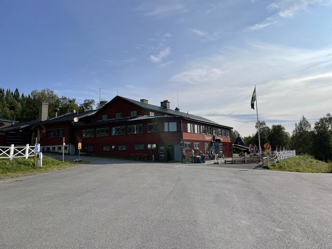 Vålådalens fjällstation innan min avfärd