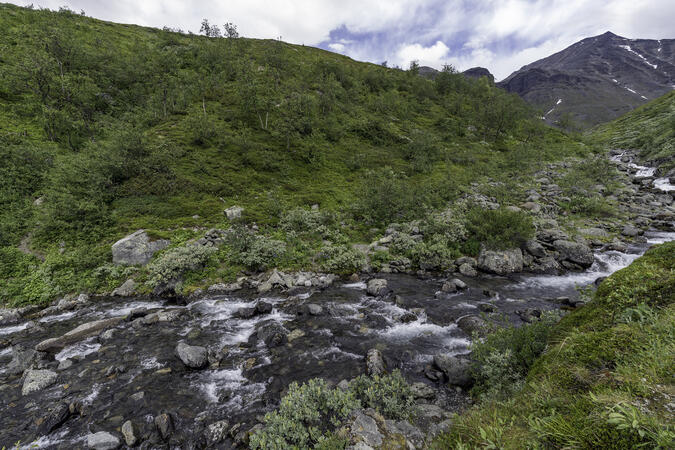 Vadet över Jilájåhkå var enkelt.