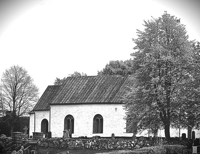 Konga Kyrka, mordbranden vid prästgården.