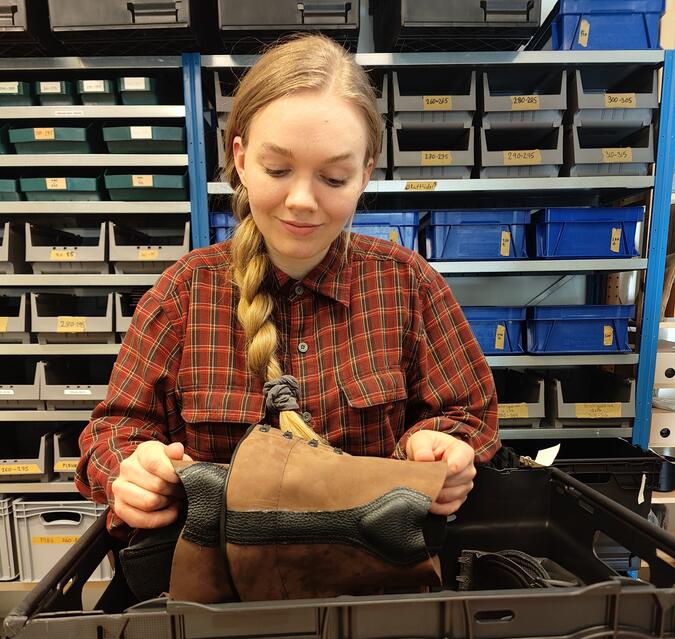 Myrene Fjellsröm håller i Jörnkängan