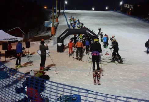 Toppturstävling i Hammarbybacken