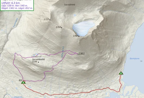 Sarvalåbddå och Mihkájiegŋa.