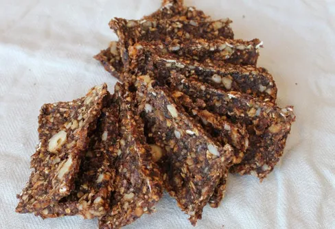 Valnöt och banankaka (bakad)