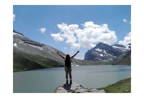 Vandring runt Daubensee i Schweiz - Leukerbad