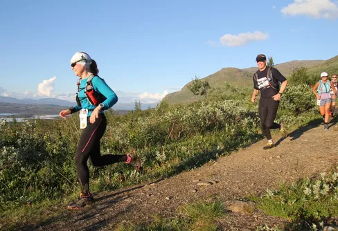 Sveriges första skyrace avgjordes i fantastiskt fjällandskap