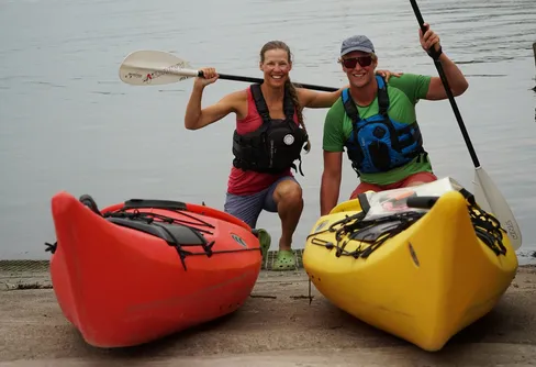 Paddlingen på Nordens längsta vattenväg har nått havet!
