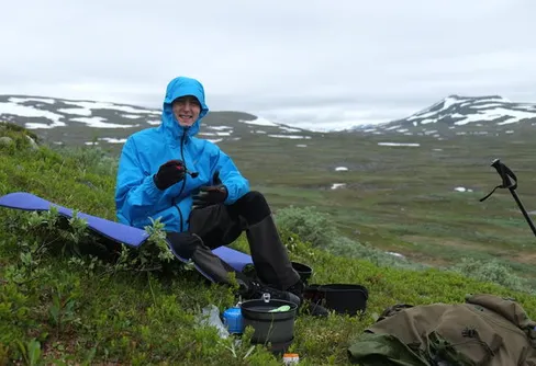 Lax i ostsås med Couscous