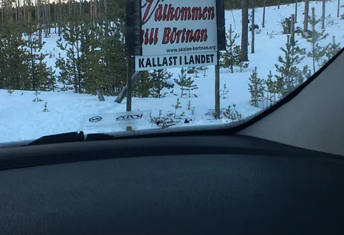 Snöfattig tur i Ljungdalsfjällen