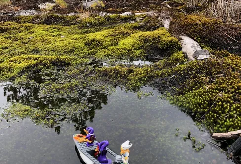 Ute med barn, en helt annan överlevnad.