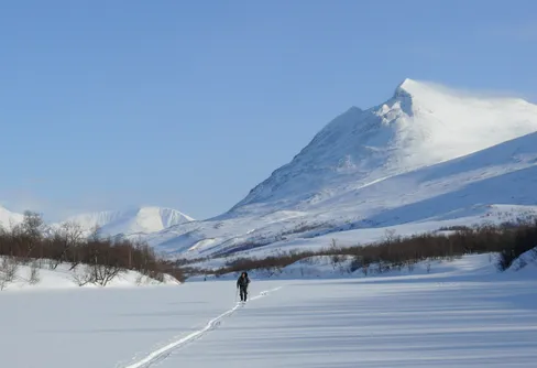 Två skåningar på vintertur
