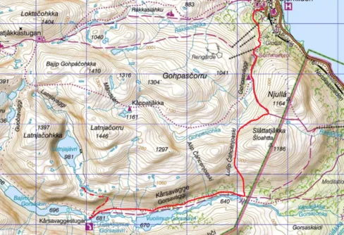 Låktatjåkka till Nikkaloukta, en tur med en twist - del 2