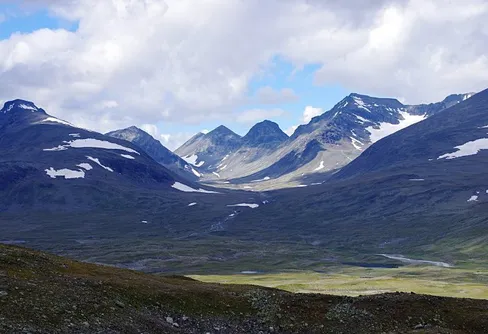Jiegnavágge - en dalgång i Sarek