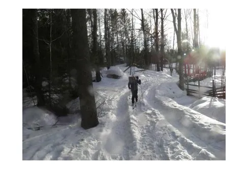 I natt sov vi ute, minus 12 grader, tälta i mars - vårt projekt 