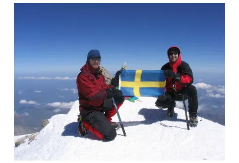 Daniel & Jag på toppen av europa