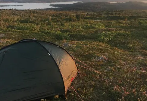 Tälttur i Skäckerfjällen