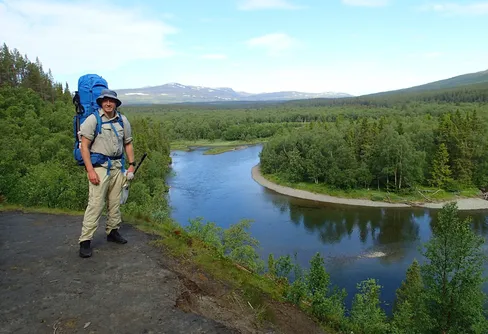 Vandring Vålådalen, via Lunndörrsfjällen och Helags till Storulvån. 190710-15