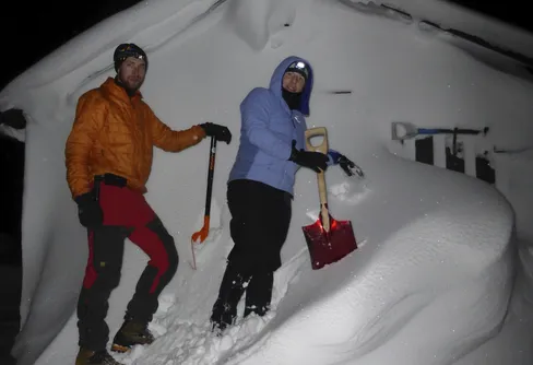 Well visited hut in Badjelánnda National Park