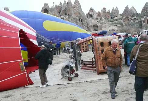 Ballongfärd över Kappadokien