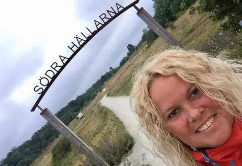 Vandring på Södra Hällarna, Visby, Gotland