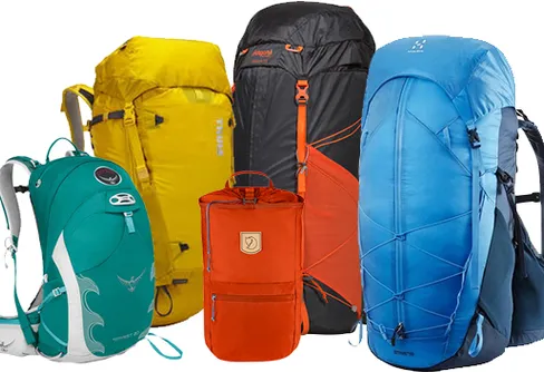 Stora och små ryggsäckar