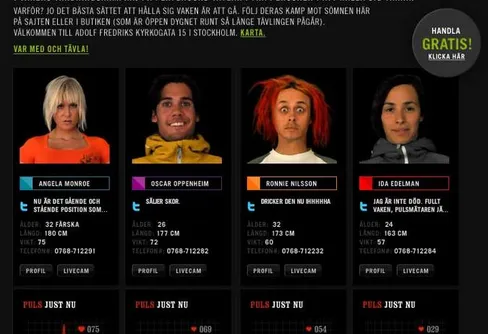 Sömnlöst i butiken