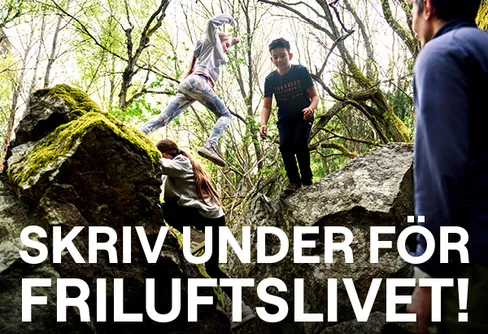 Upprop för friluftslivet inför valet
