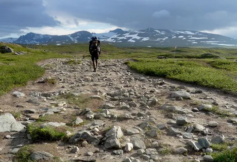 Lättvandrat mellan Storulvån och Sylarna.