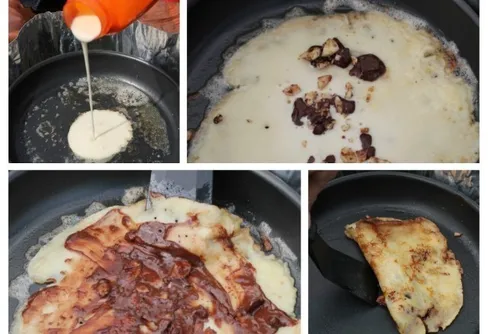 Pannkaka med choklad