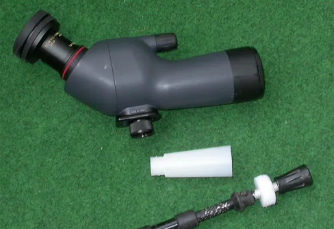 Att uppfinna ett kikarstativ - eller berättelsen om hur man sparar in 750 gram i sin packning