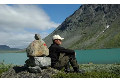 Russvattnet, på väg från Glitterheim till Memurubu