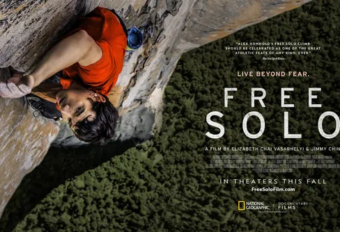 Filmen Free Solo visas i Sverige