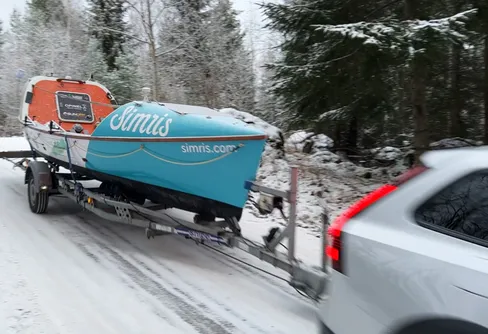 De ror över Atlanten för Östersjötumlaren