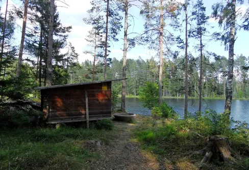 Vindskydd i norra Västergötland.