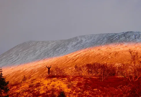 Fjäll- Äventyrsledare på tur i Norge