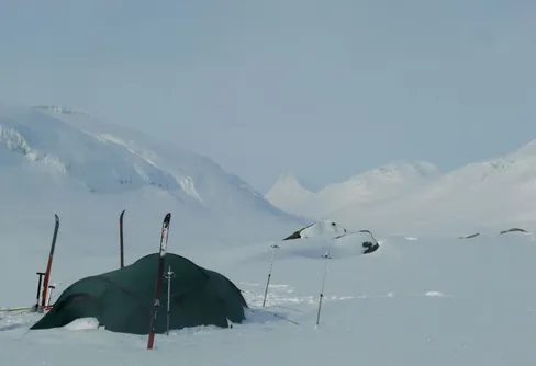 Vintertur genom Sarek (dag 4-5)