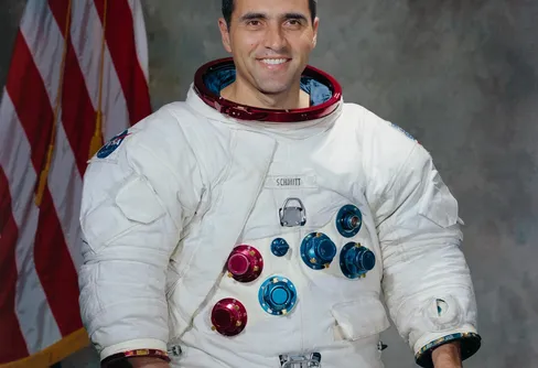 Funderingar efter ett möte med astronauten Harrison Schmitt