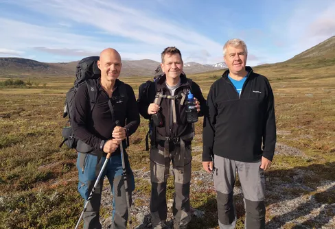 Baslägret nedanför Stora Härjångsstöten