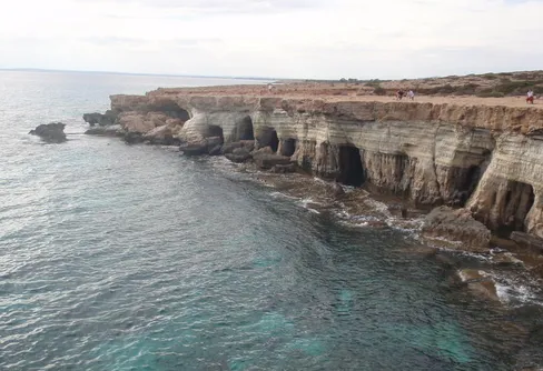 Klättring vid Cape Greco