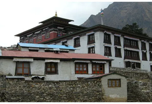 SWET 2010 - 18/3: upp och ner – från  Khumjung till Tengboche