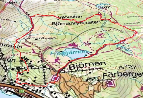 Fäboturen vid Åre på turskidor 251206