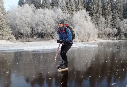 ”När isen ligger i skärgården släpper jag allt”